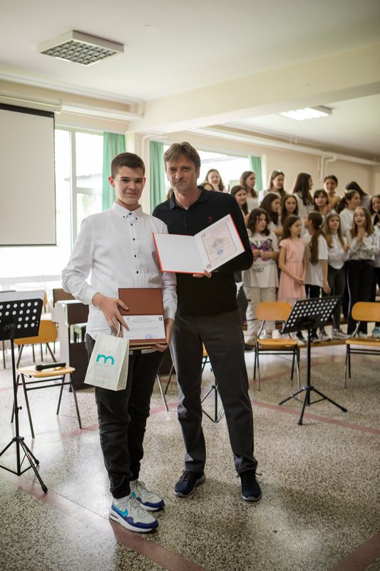 Ученик генерације Филип Милекић, ученик IX-7 разреда ОШ Бранко Радичевић