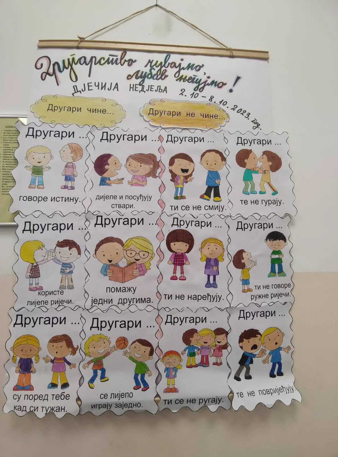 Aktivnosti učenika tokom obilježavanja Dječije nedjelje