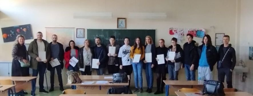 Општинско такмичење из информатике | ЈУ ОШ "Бранко Радичевић" Бања Лука Ученици на Општинском такмичењу из информатике у Бањој Луци
